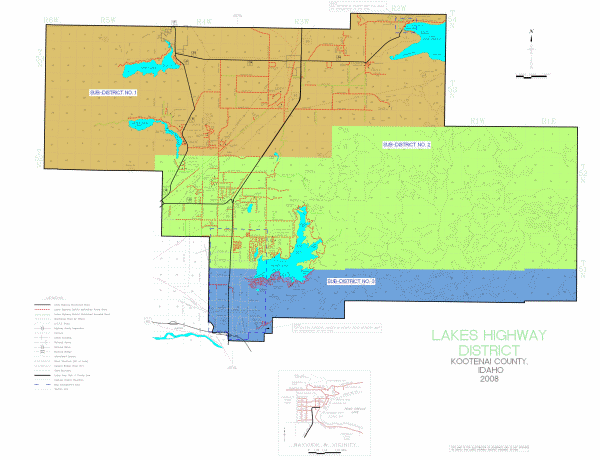 lakes highway district map